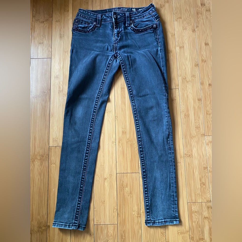 Miss Me black skinny jeans
